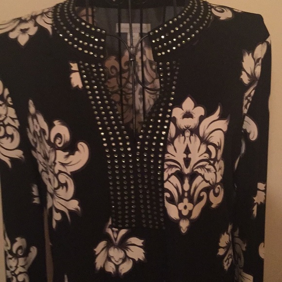 Charter Club Tops - $⬇️ Charter Club Tunic in Classic Fleur de Lis